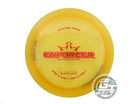 USED Dynamic Discs Lucid Enforcer 173g Yellow Red Foil Distance Driver Golf Disc