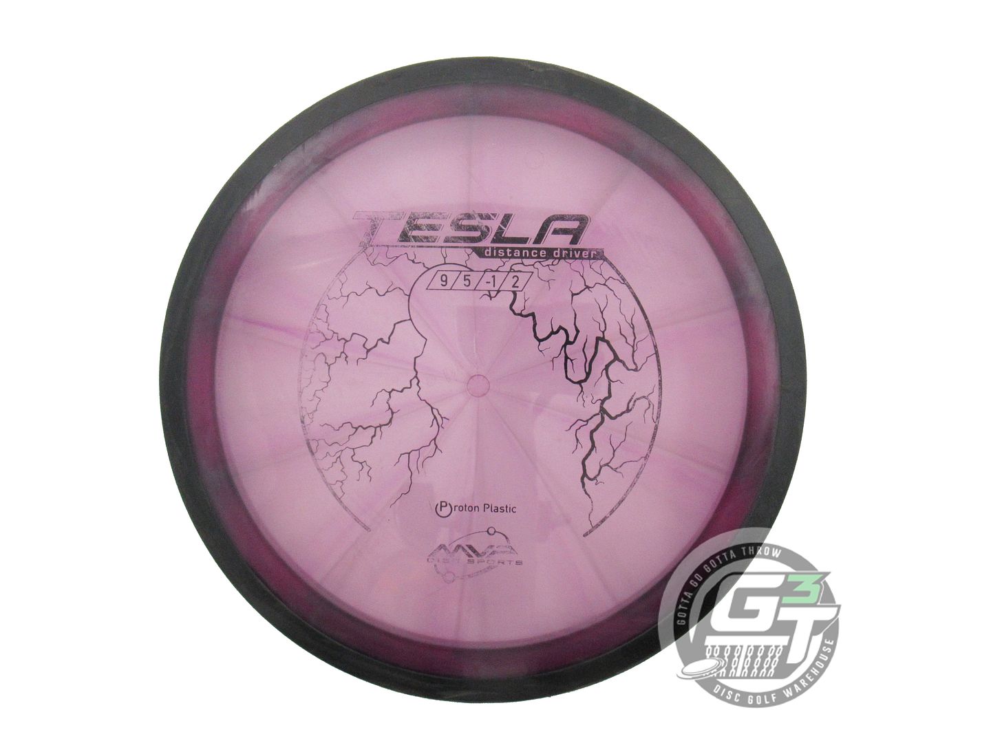 USED MVP Disc Sports Proton Tesla 174g Purple Distance Driver Golf Disc