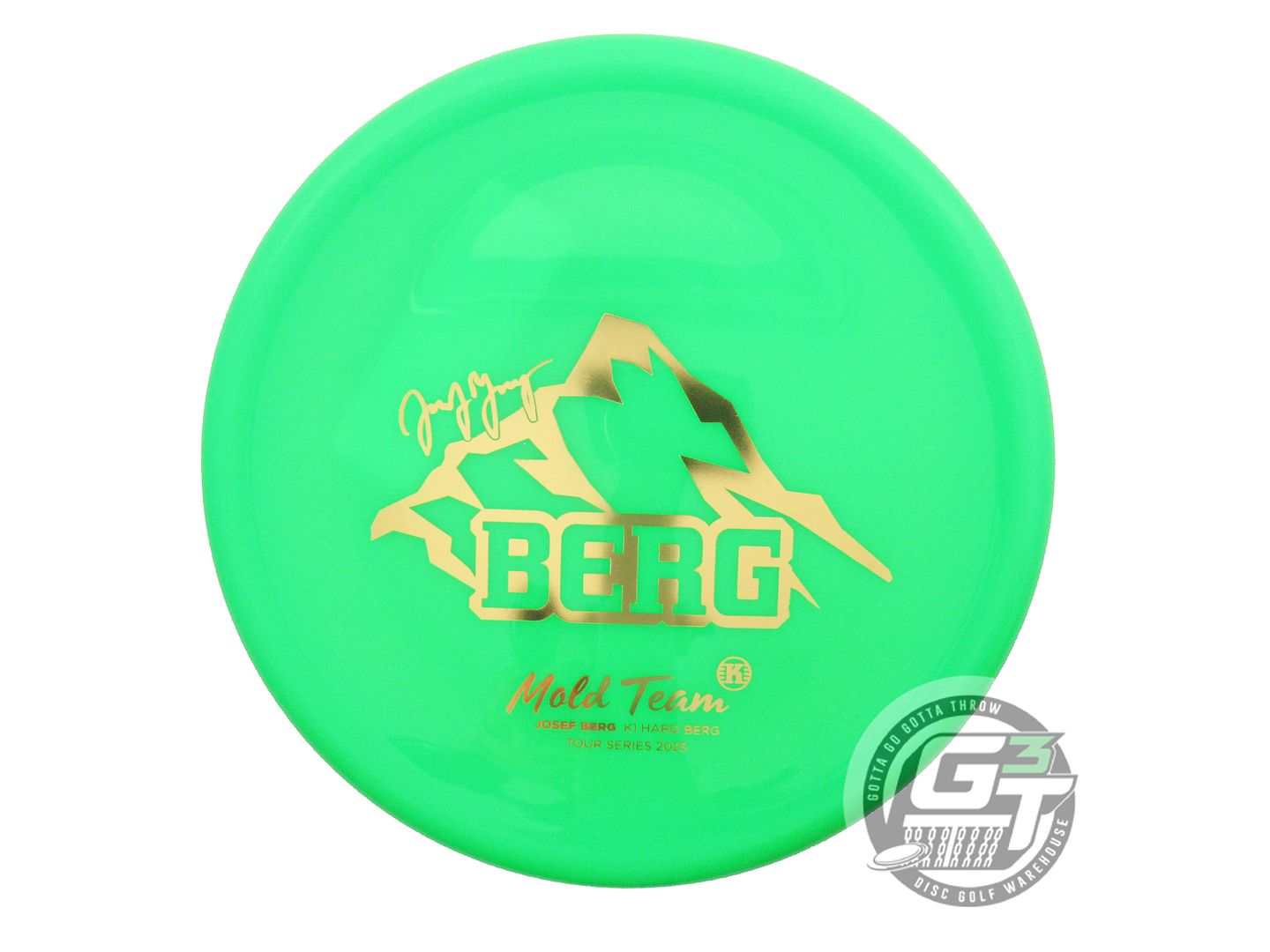 Kastaplast Limited Edition 2025 Team Series Josef Berg K1 Hard Berg Putter Golf Disc (Individually Listed)