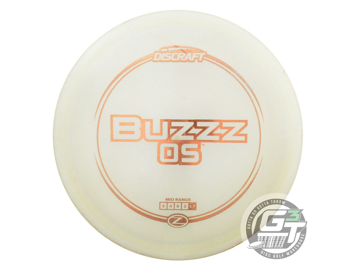 USED Discraft Z Buzzz OS 178g White Copper Foil Midrange Golf Disc