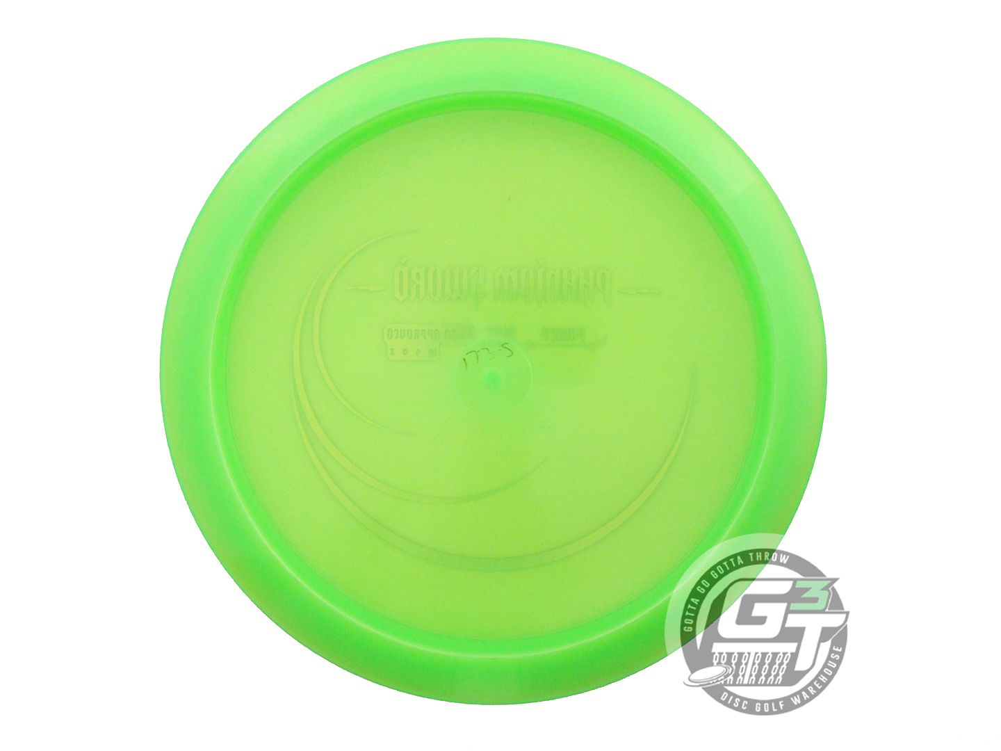 USED Innova Champion PHANTOM SWORD 174g Lime Purple Foil Distance Driver Disc