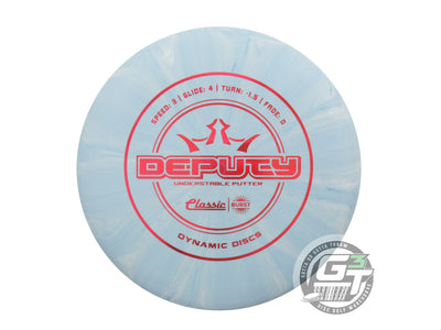 Dynamic Discs Classic Line Burst Deputy Putter Golf Disc (Individually Listed)