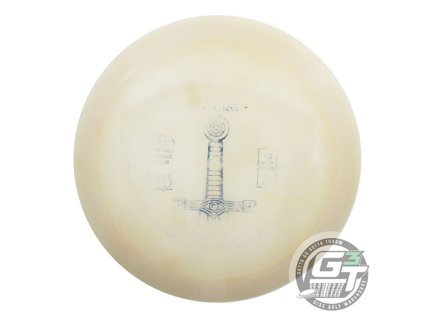 USED Westside Discs VIP Sword 176g White Blue Foil Distance Driver Golf Disc