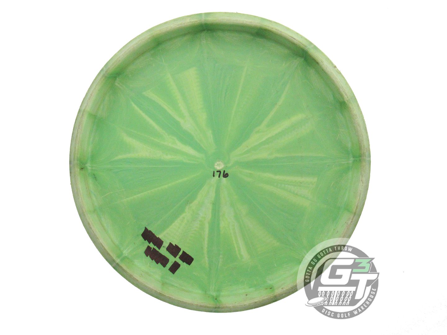 USED Westside Discs BT Medium Burst Harp 176g Green Red Foil Putter Golf Disc