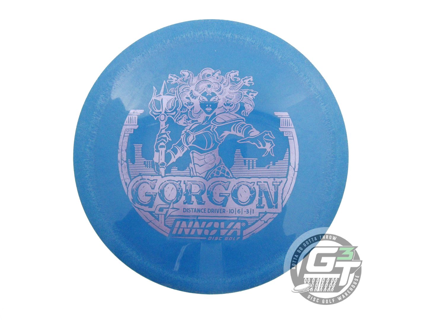 USED Innova GStar Gorgon 171g Blue Lilac Foil Distance Driver Golf Disc