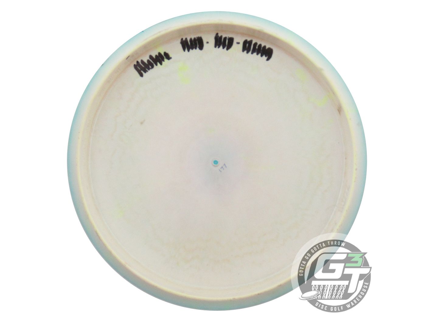USED Discraft [McBETH] ESP Buzzz 177g Teal-Tan Blue Stamp Midrange Golf Disc
