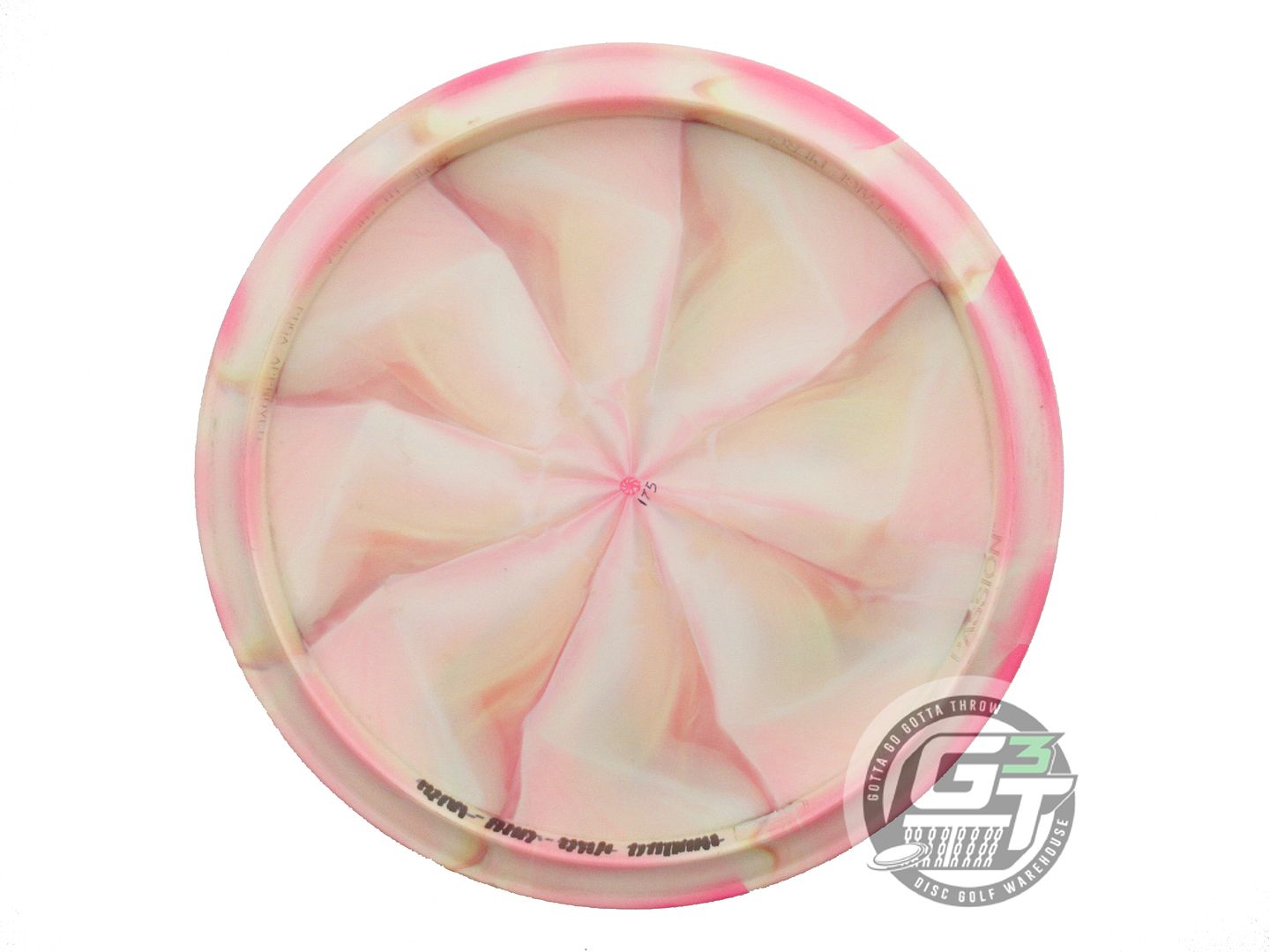 USED Discraft [PIERCE] FIRST RUN ESP Passion 175g Pink-Yellow Driver Golf Disc