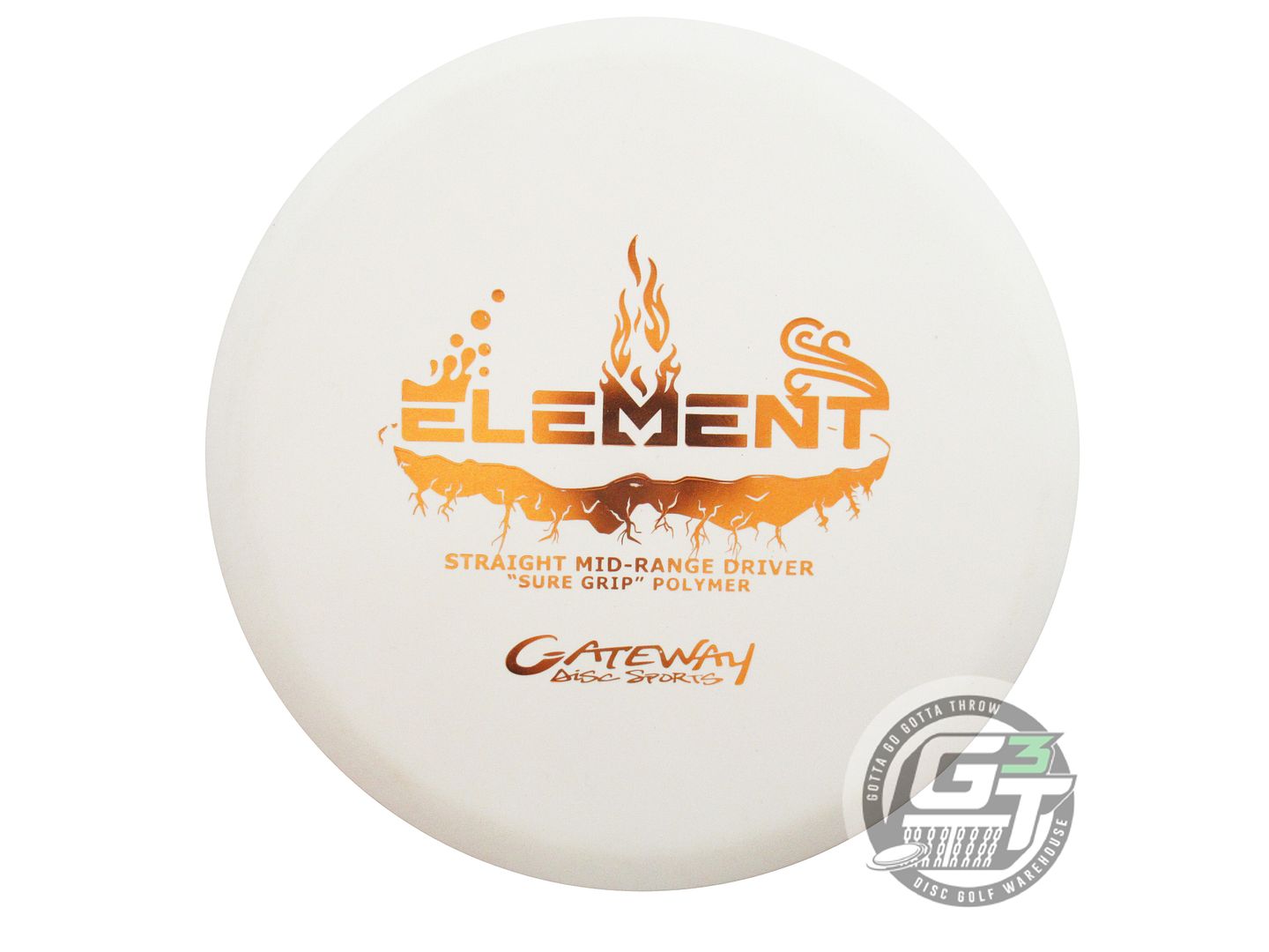 Gateway Sure Grip Element Midrange Golf Disc (Individually Listed)