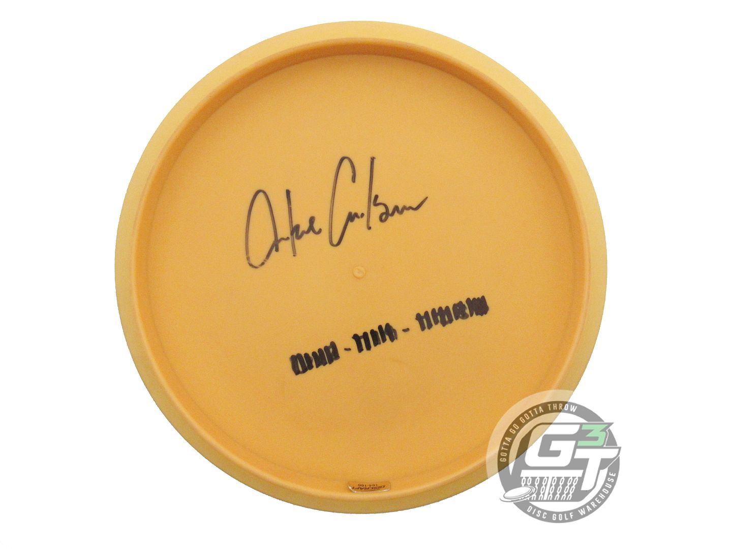 USED Discraft [ACE RACE] ESP Sol 166g Marigold Silver Heart Foil Midrange Disc