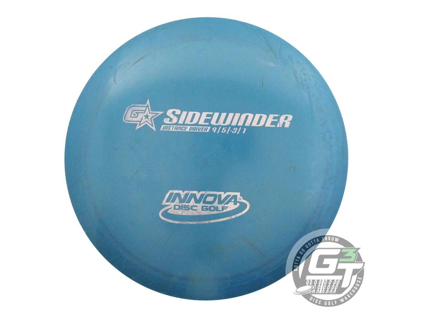 USED Innova GStar Sidewinder 175g Blue Silver Foil Distance Driver Golf Disc