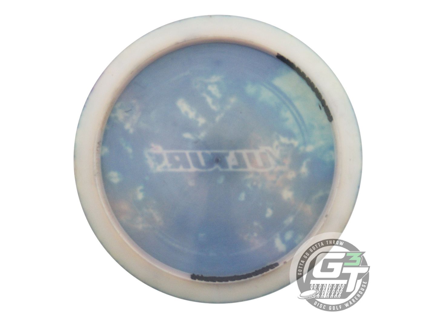 USED Discraft Z Vulture 171g White Blue Foil HOME DYED Distance Driver Golf Disc