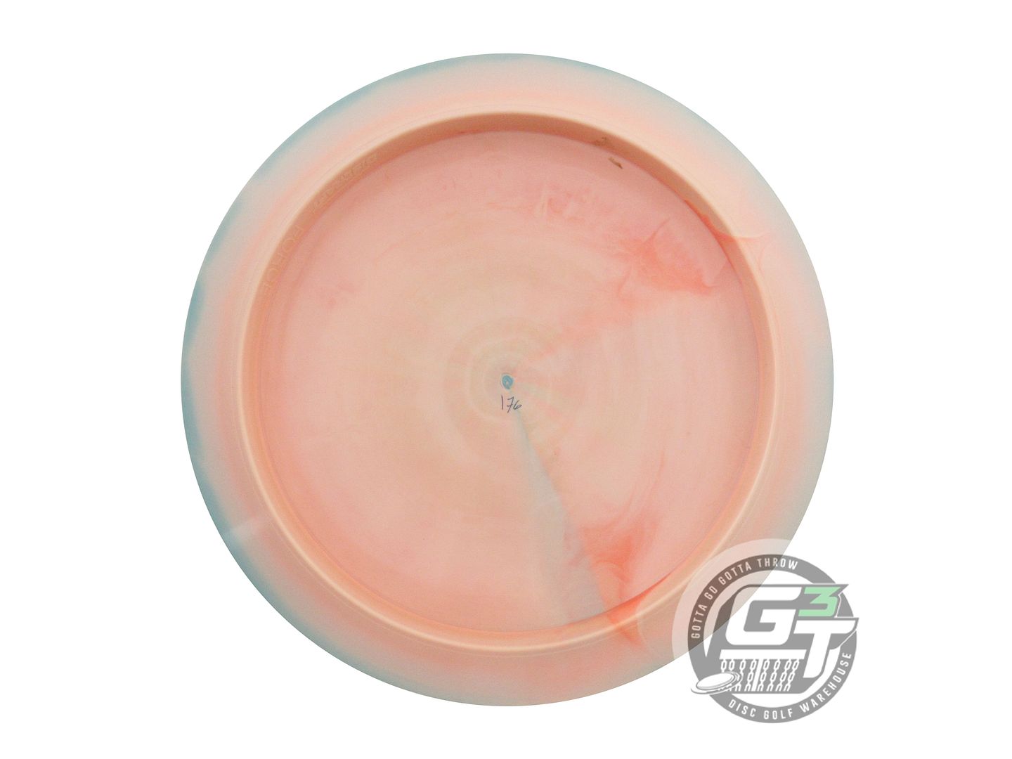 USED Discraft [DGPT] ESP Force 176g Seafoam-Peach Blue Stamp Driver Disc