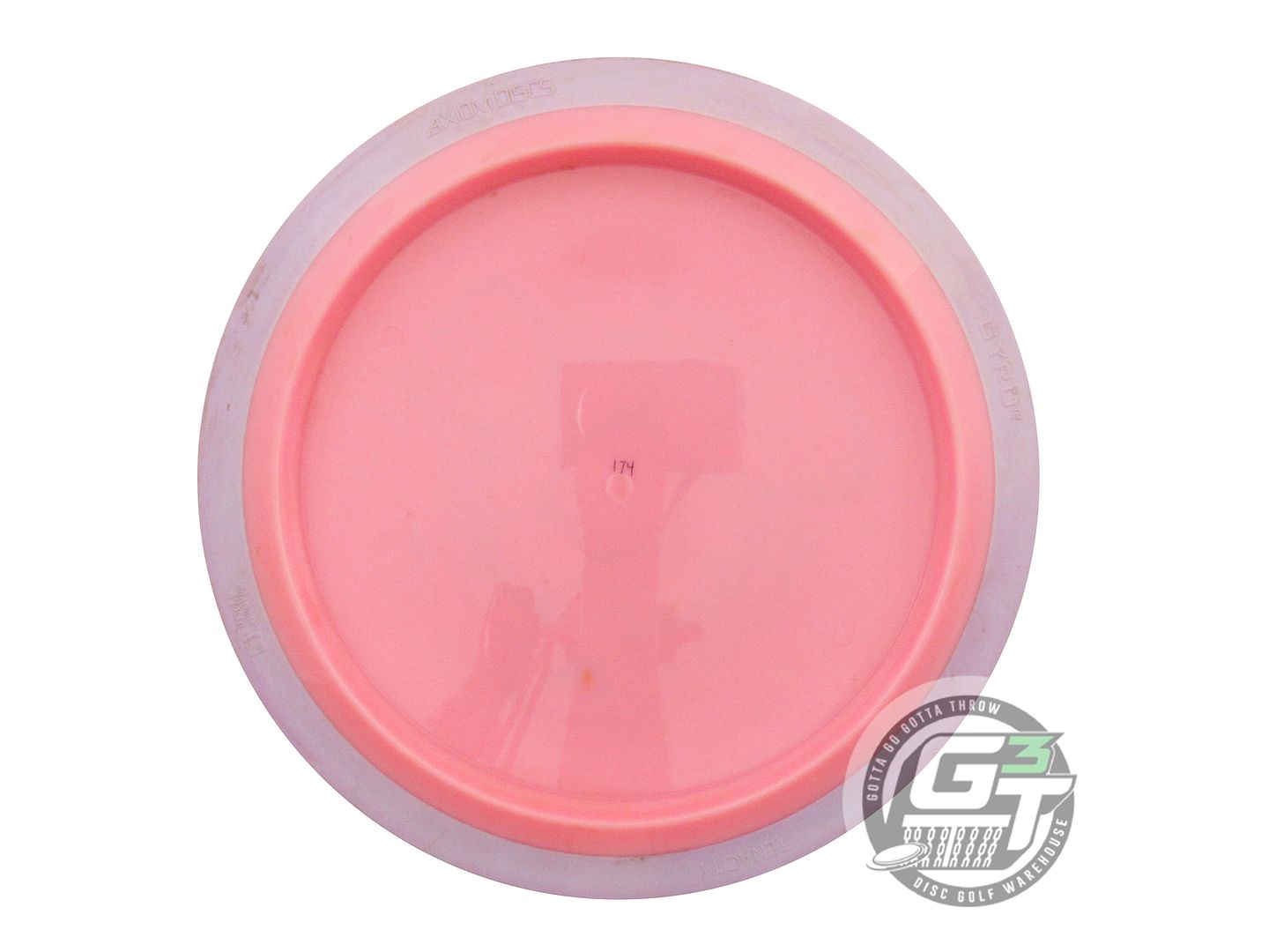USED Axiom Discs Neutron Tenacity 174g Pink Lilac Rim Distance Driver Golf Disc