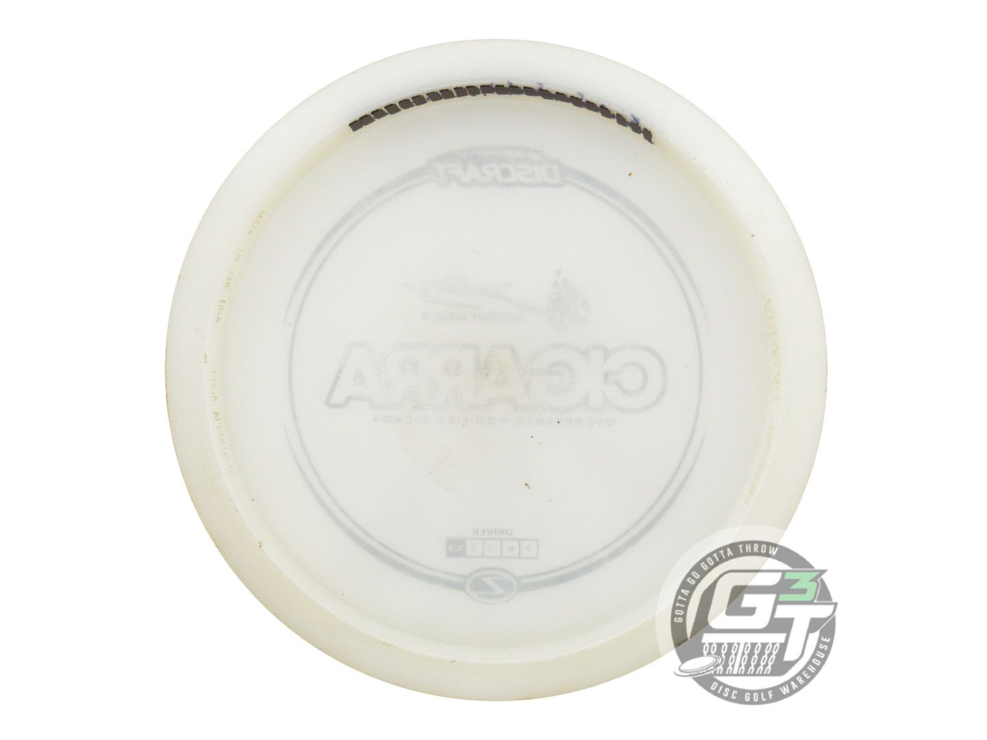 USED Discraft [BARELA] Z Cigarra 165g White Holo Logo Foil Fairway Driver DIsc