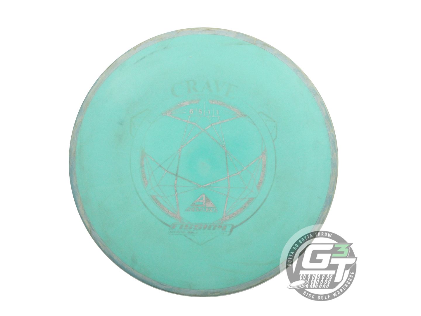 USED Axiom Discs Fission Crave 170g Seafoam Sky Blue Rim Fairway Driver Disc