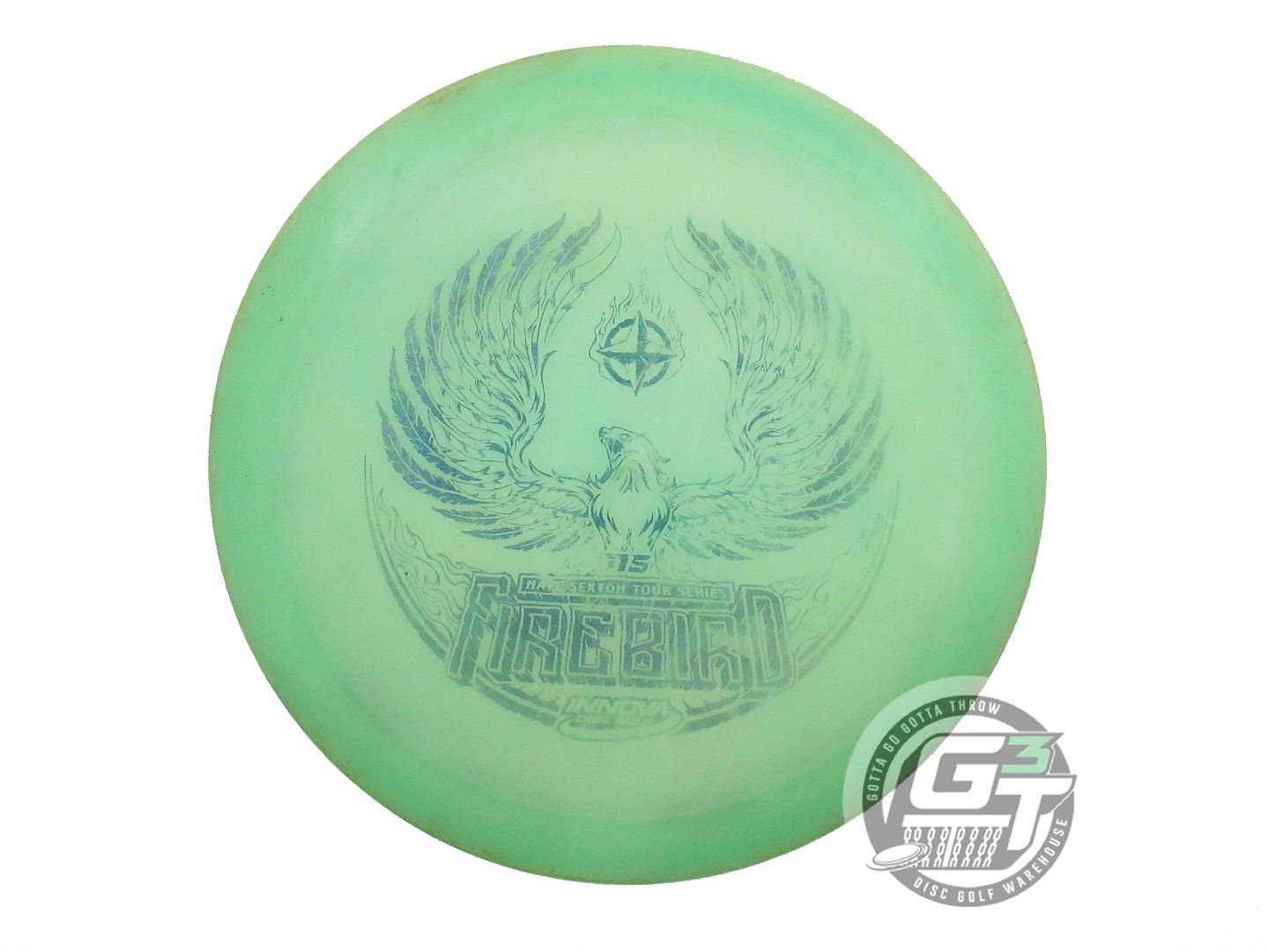 USED Innova [2021 SEXTON] Champion Glow Firebird 175g Green Blue Driver Disc