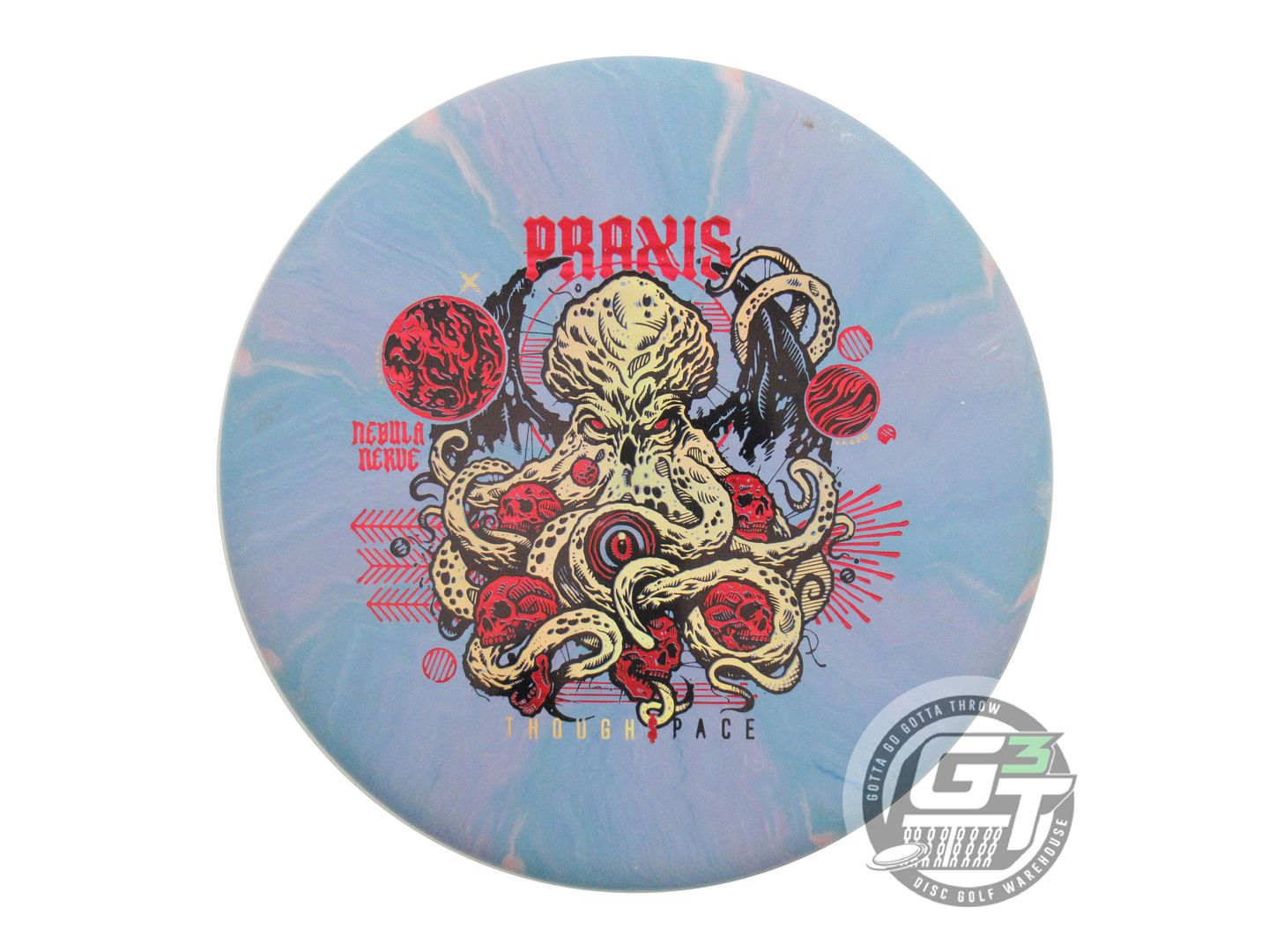 USED Thought Space Nebula Nerve Praxis 171g Blue-Lilac Putter Golf Disc