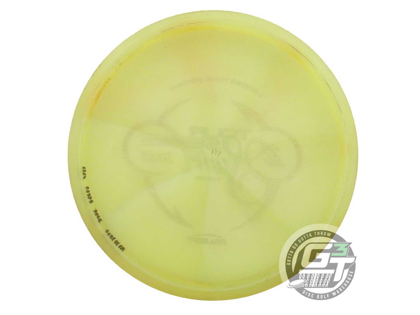 USED Discraft [LEDGESTONE] Z Swirl Hawk 177g Yellow Wood Grain Midrange Disc