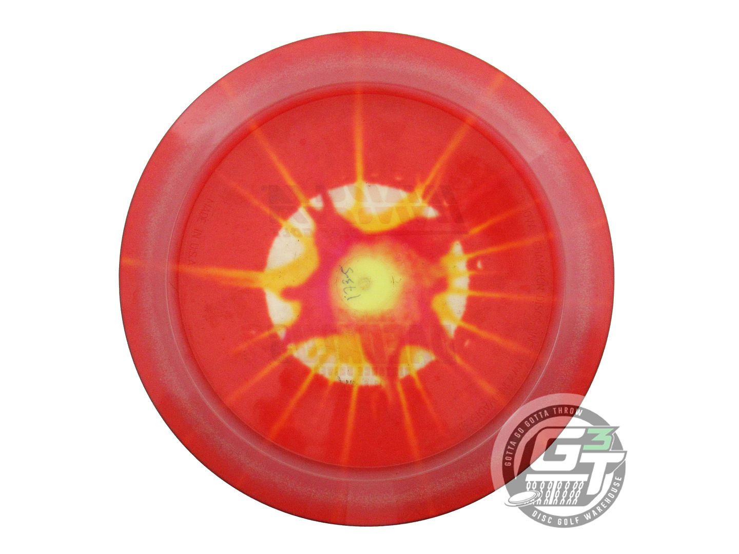 USED Innova I-DYE Champion Daedalus 175g Red Burst Distance Driver Golf Disc