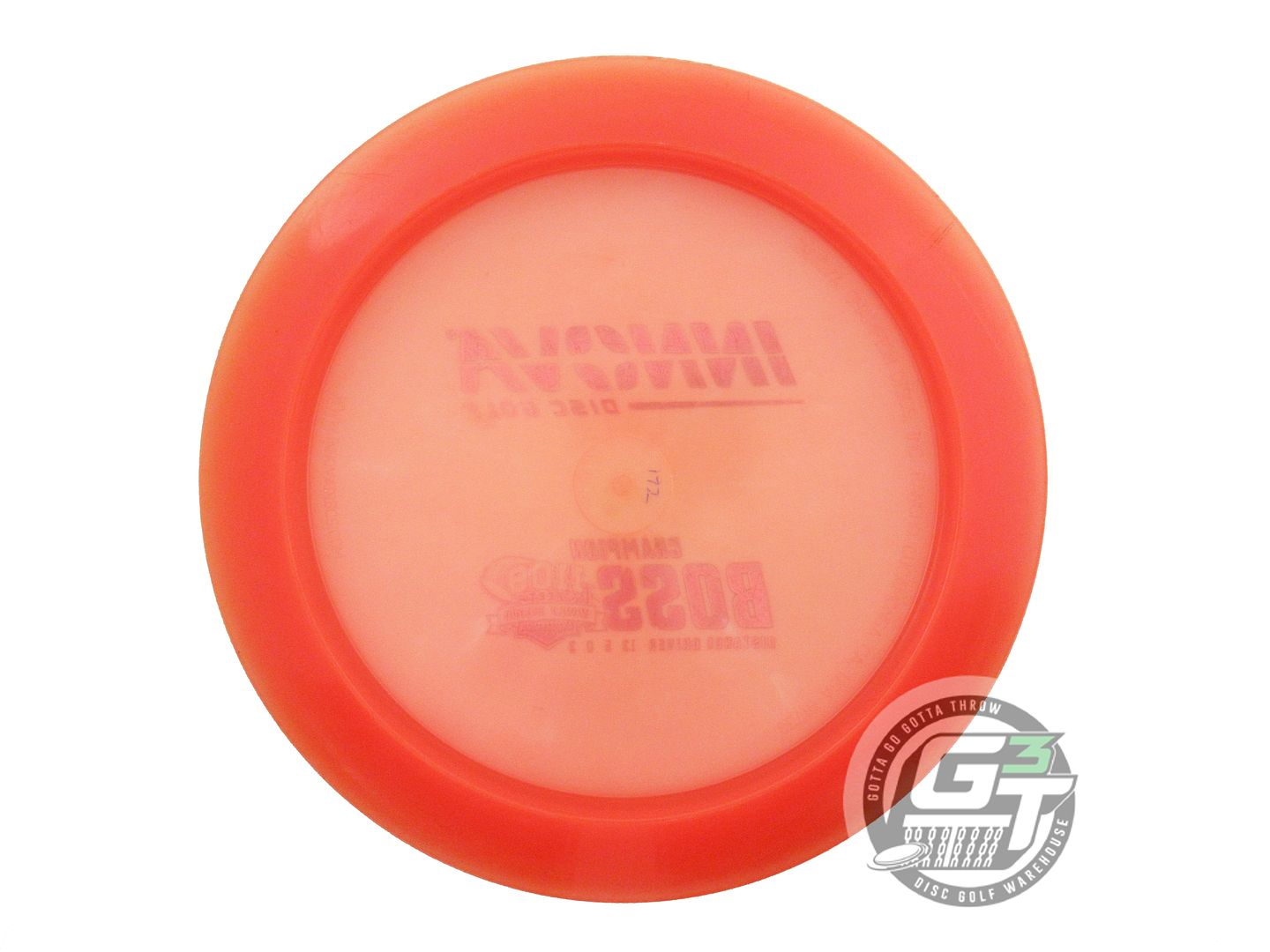USED Innova Champion Boss 172g Orange Silver Foil Distance Driver Golf Disc
