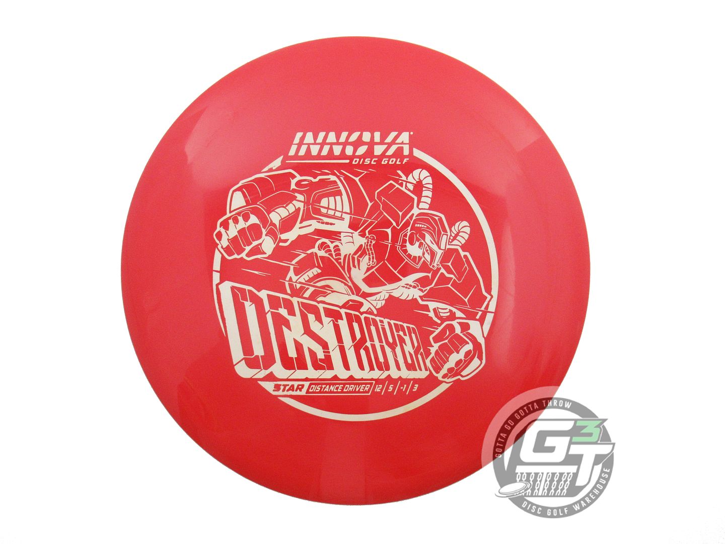 USED Innova Star Destroyer 173g Red White Stamp Distance Driver Golf Disc