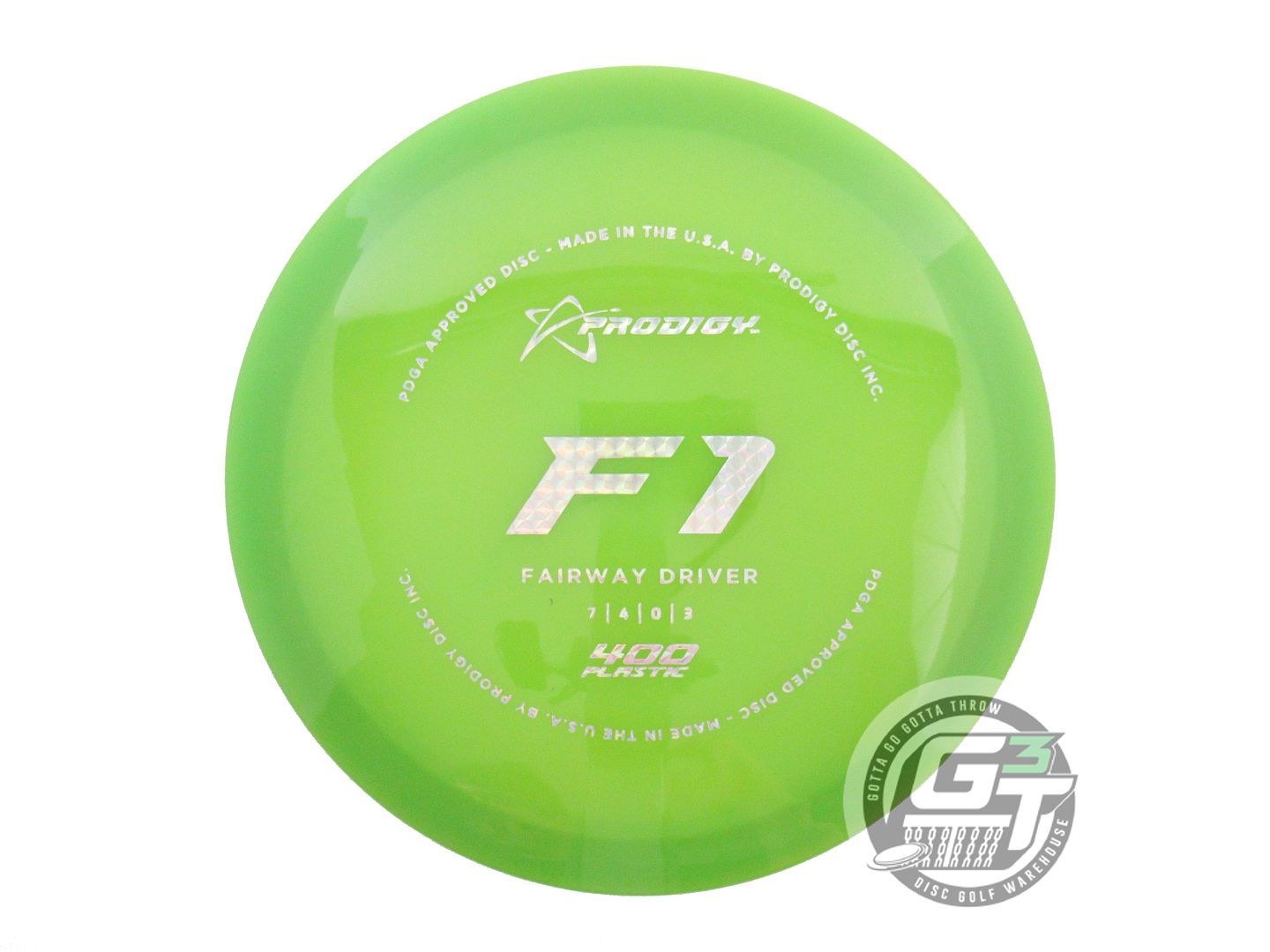 USED Prodigy Discs 400 F1 171g Olive Prism Foil Fairway Driver Golf Disc