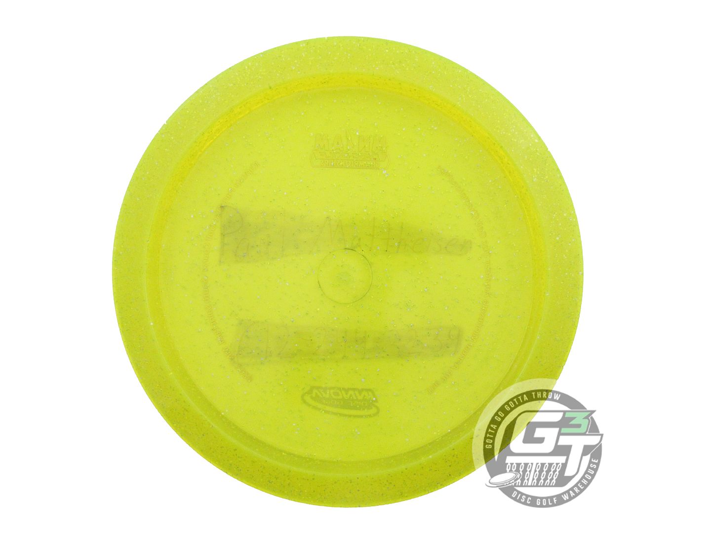 USED Innova Metal Flake Champion Firebird 175g Yellow Distance Driver Golf Disc