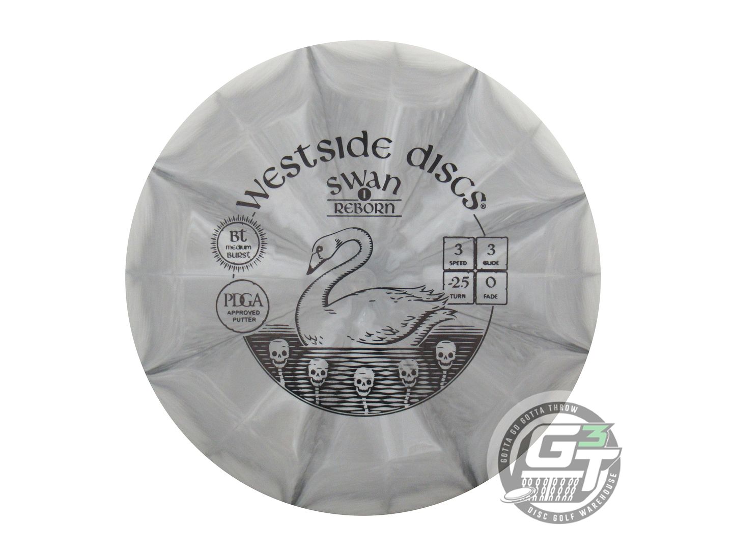 Westside BT Medium Burst Swan 1 Reborn Putter Golf Disc (Individually Listed)