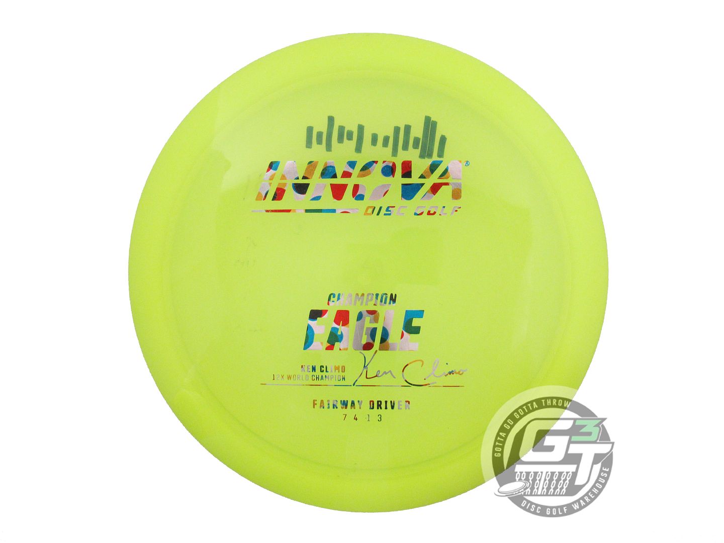 USED Innova Champion Eagle 173g Yellow Wonder Bread Foil Fairway Driver Disc