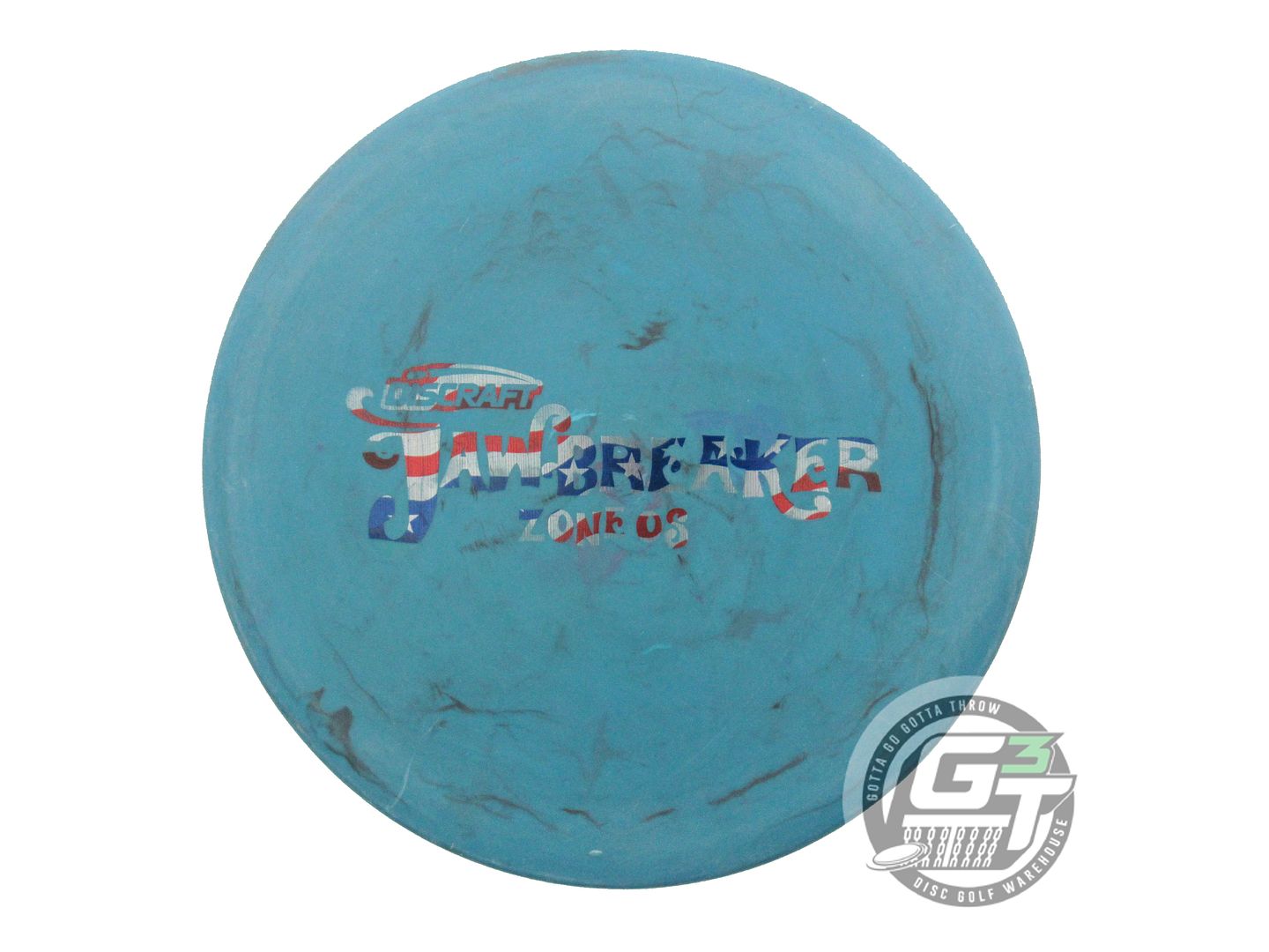 USED Discraft Jawbreaker Zone OS 171g Dark Teal Flag Foil Putter Golf Disc