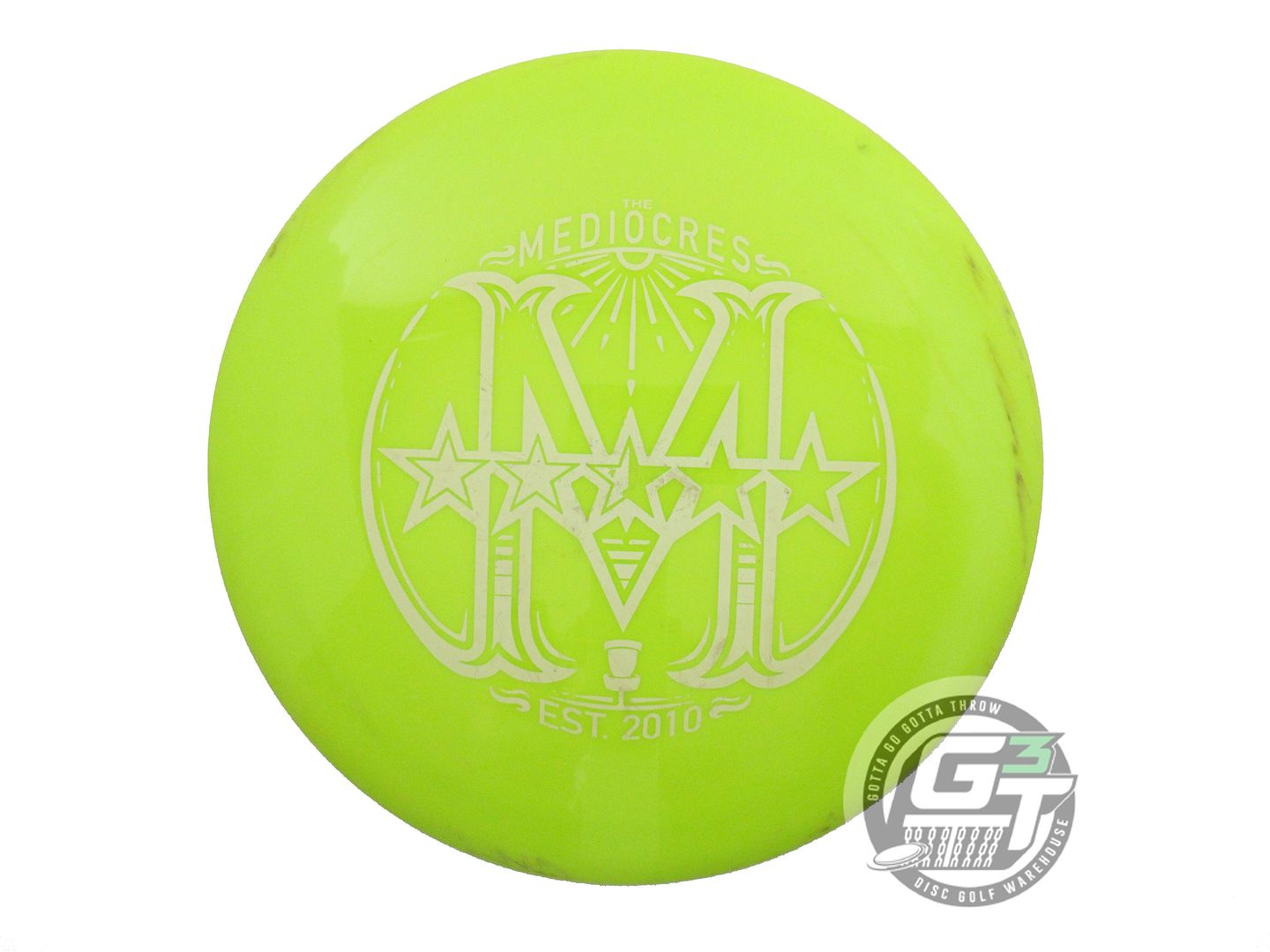 USED Innova Star Destroyer 175g Dayglow Cream Stamp Distance Driver Golf Disc