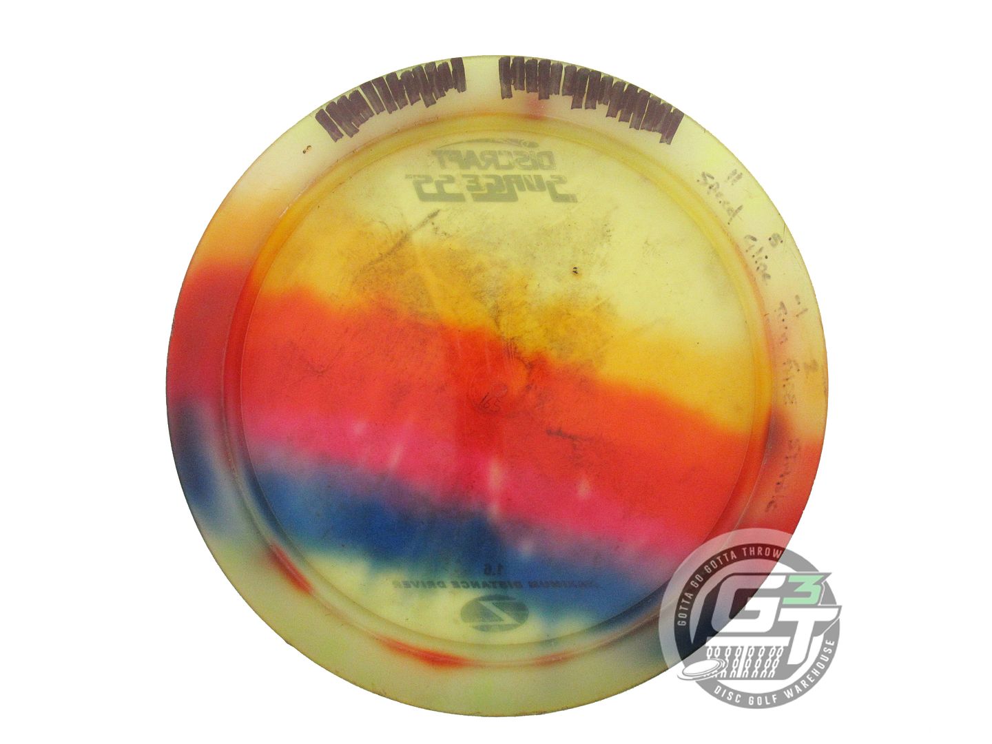 USED Discraft FlyDye Z Surge SS 166g Rainbow Distance Driver Golf Disc