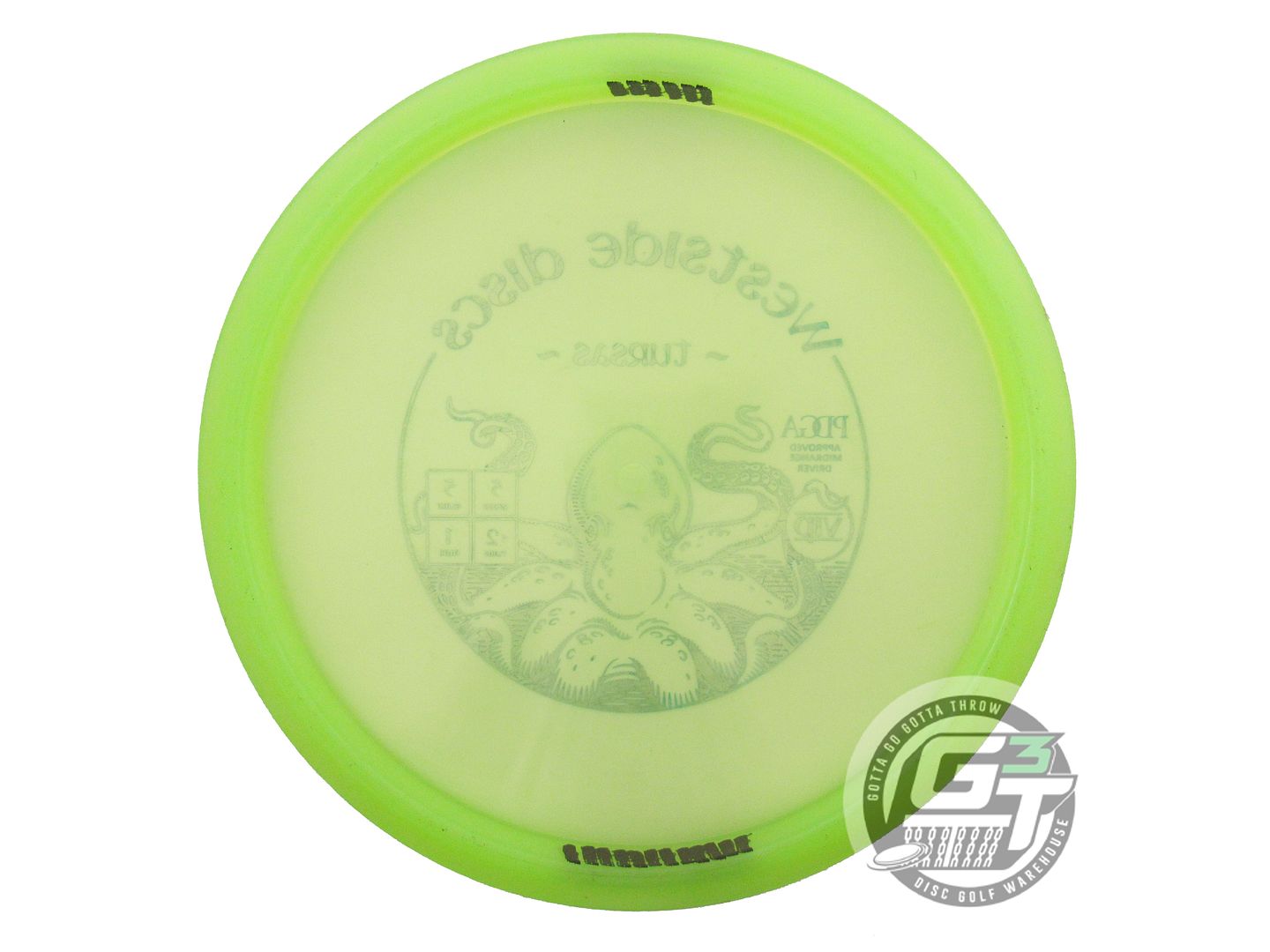 USED Westside Discs VIP Tursas 177g Lime Blue Foil Midrange Golf Disc