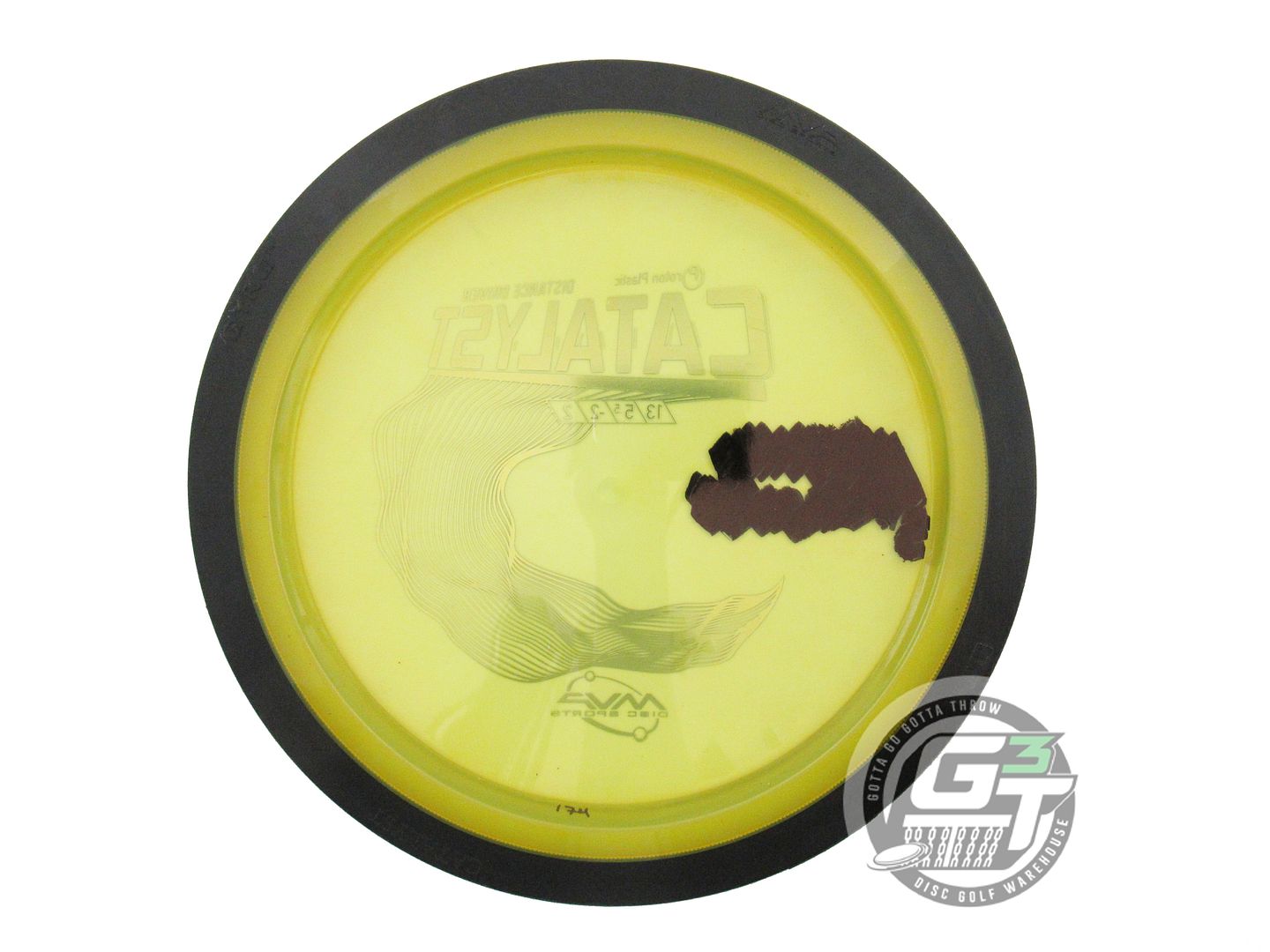 USED MVP Disc Sports Classic Proton Catalyst 174g Yellow Distance Driver Disc
