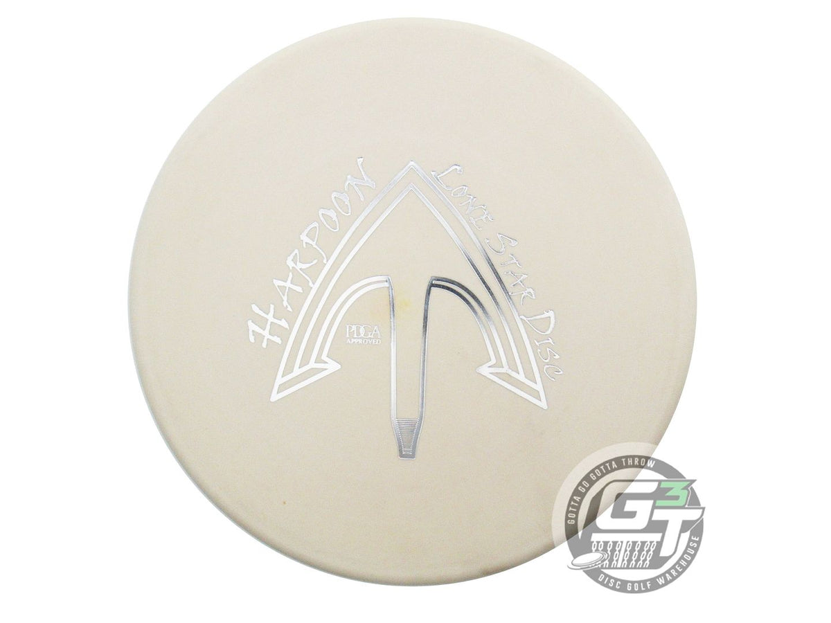 USED Lone Star Delta 2 Harpoon 176g Ivory Silver Foil Midrange Golf Disc