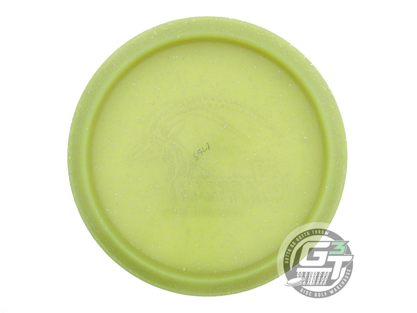 USED Innova Metal Flake Champion Gazelle 175g Olive Red Foil Fairway Driver Disc