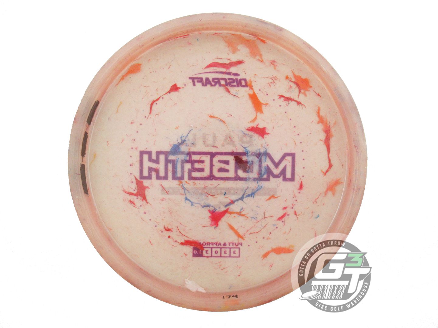 USED Discraft [McBETH] Jawbreaker Z FLX Kratos 174g Purple Stamp Putter Disc
