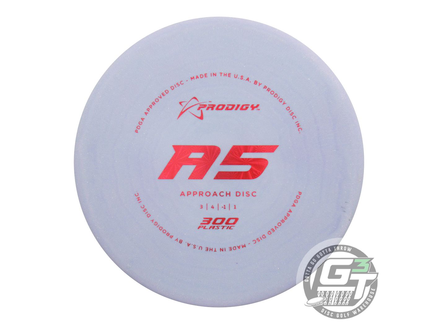 Prodigy 300 Series A5 Approach Midrange Golf Disc (Individually Listed)