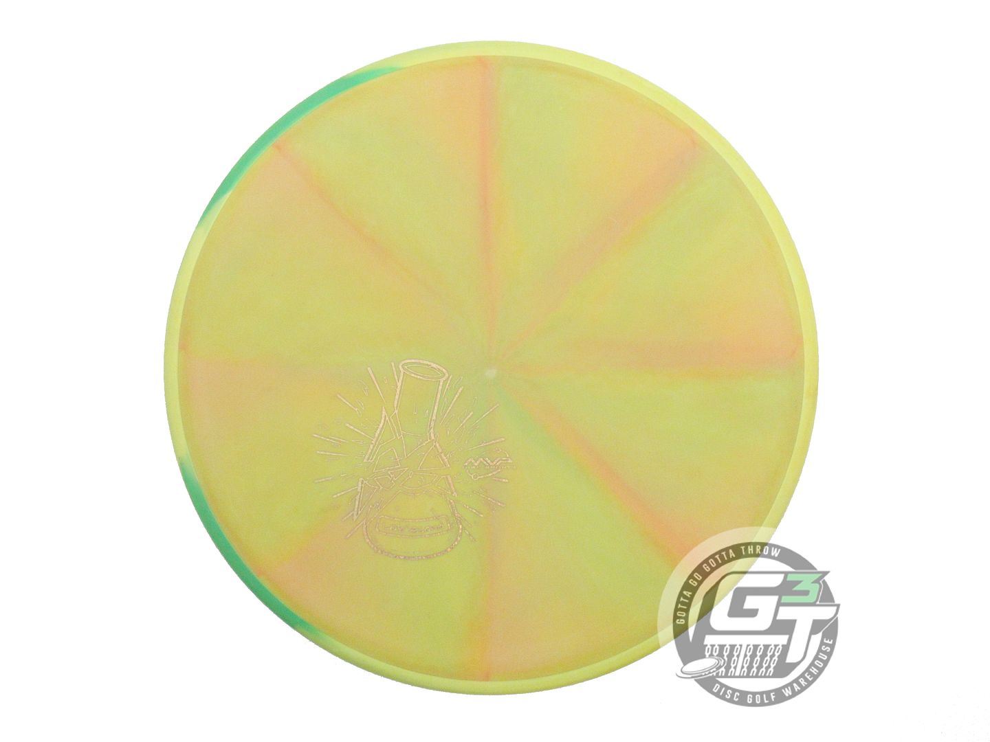 USED Axiom Discs X-OUT Cosmic Electron Envy 169g Lime-Peach Putter Golf Disc