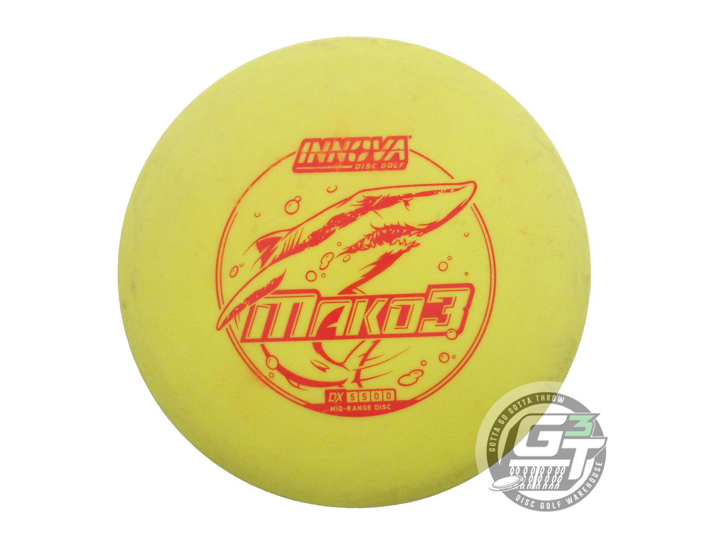 USED Innova DX Mako3 178g Yellow Red Stamp Midrange Golf Disc