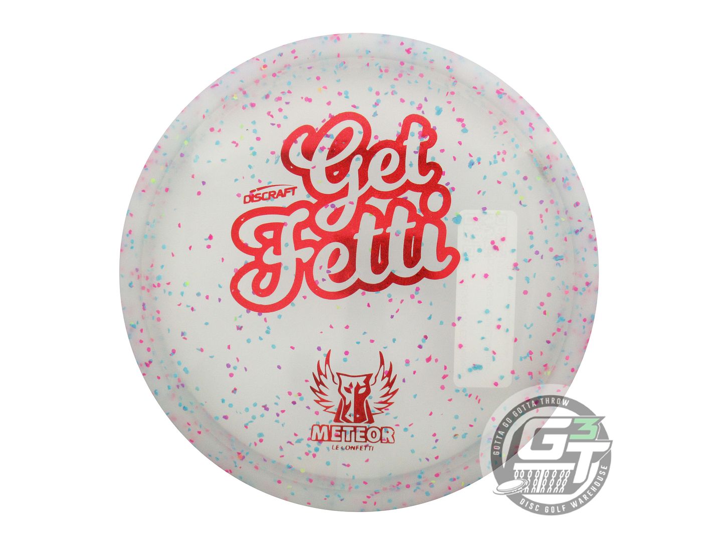 Discraft Limited Edition Brodie Smith Get Fetti Confetti Elite Z Meteor Midrange Golf Disc (Individually Listed)