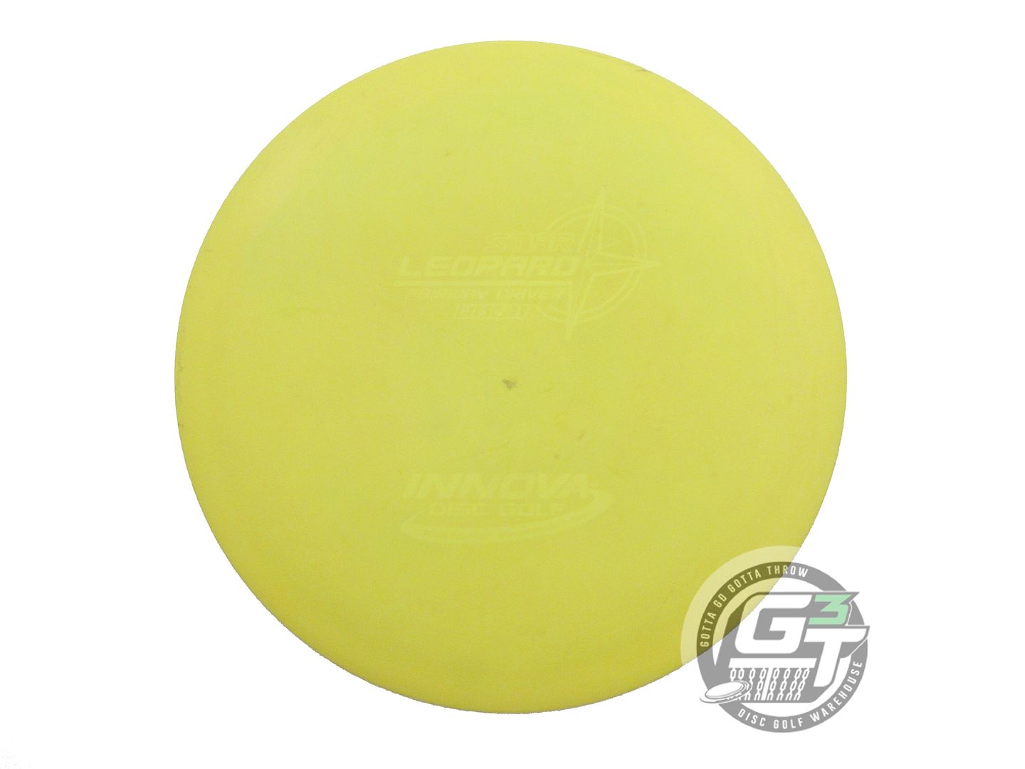 USED Innova Star Leopard 172g Yellow Wiped Stamp Fairway Driver Golf Disc