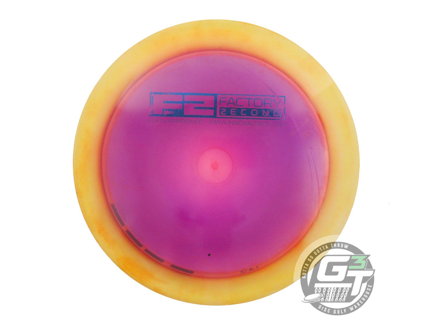 USED Innova X-OUT Champion Vulcan 175g Peach HOME DYED Distance Driver Golf Disc