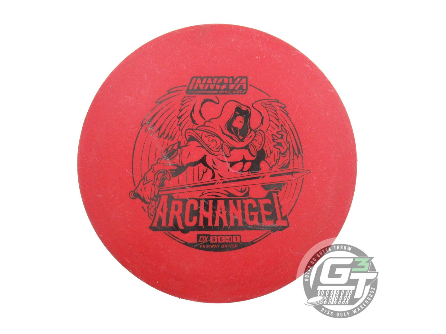 USED Innova DX Archangel 168g Red Black Stamp Distance Driver Golf Disc