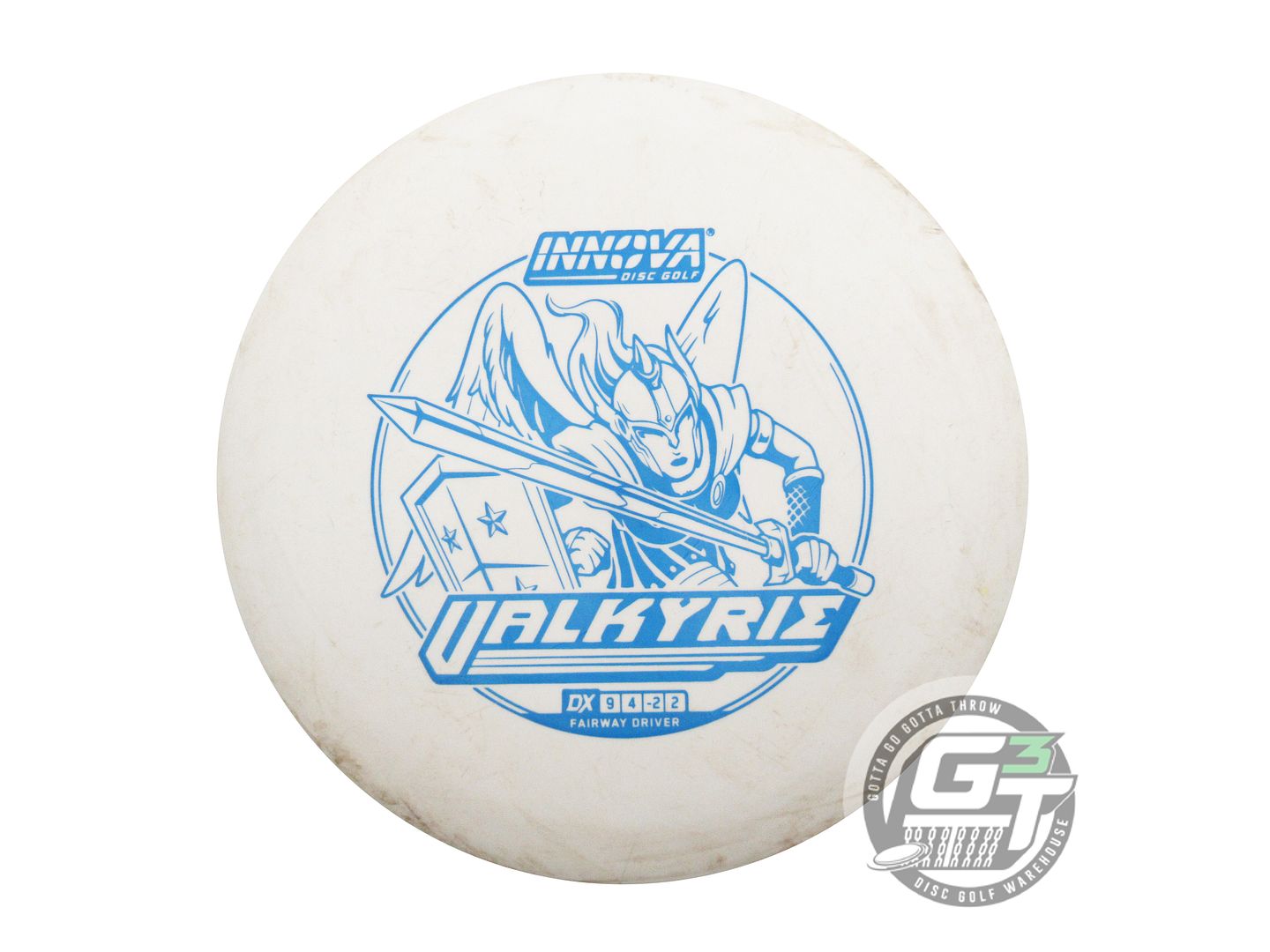 USED Innova DX Valkyrie 171g White Blue Stamp Distance Driver Golf Disc