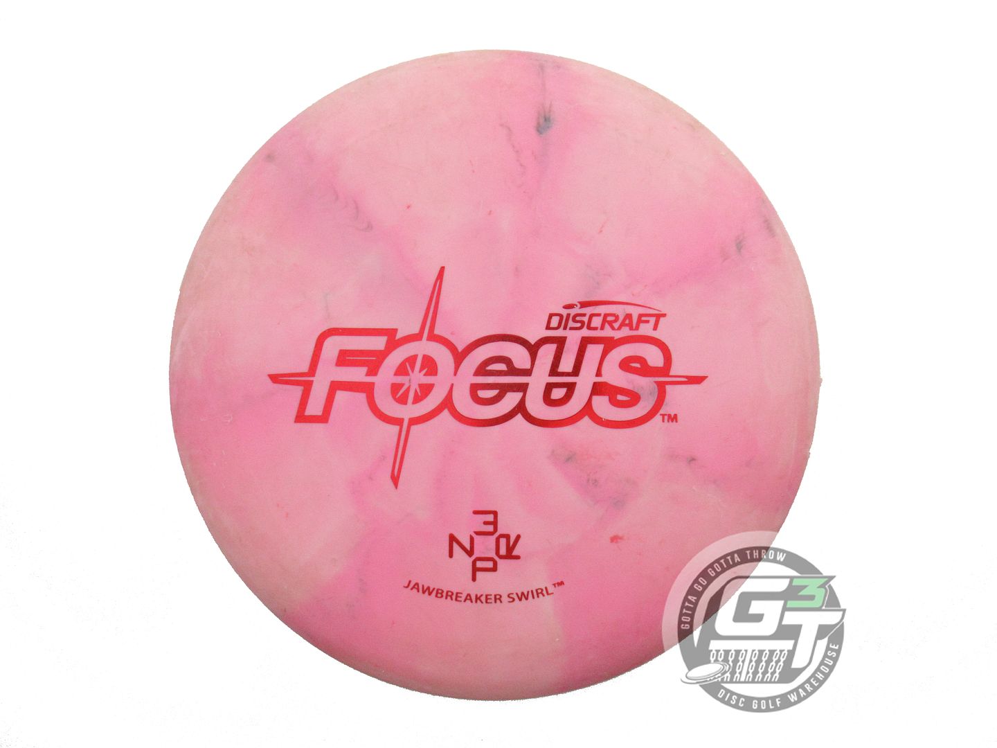 USED Discraft [PRESNELL] Jawbreaker Focus 174g Pink Red Holo Foil Putter Disc