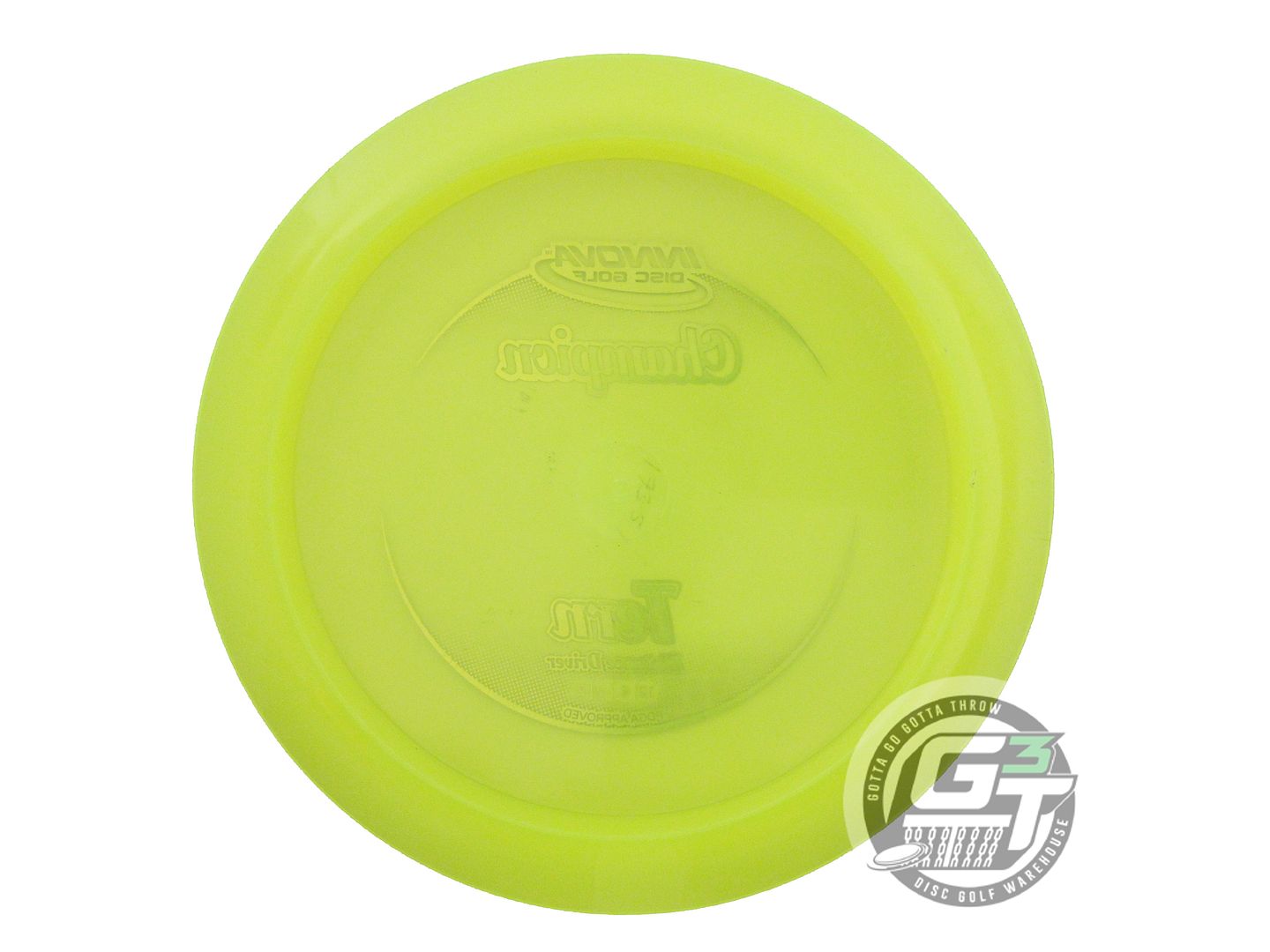 USED Innova Champion Tern 178g Yellow Reptile Foil Distance Driver Golf Disc