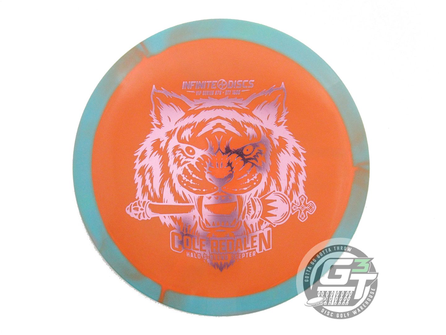 NOS Infinite [REDLEN] Halo S-Blend Scepter 175g Teal-Orange Driver Golf Disc