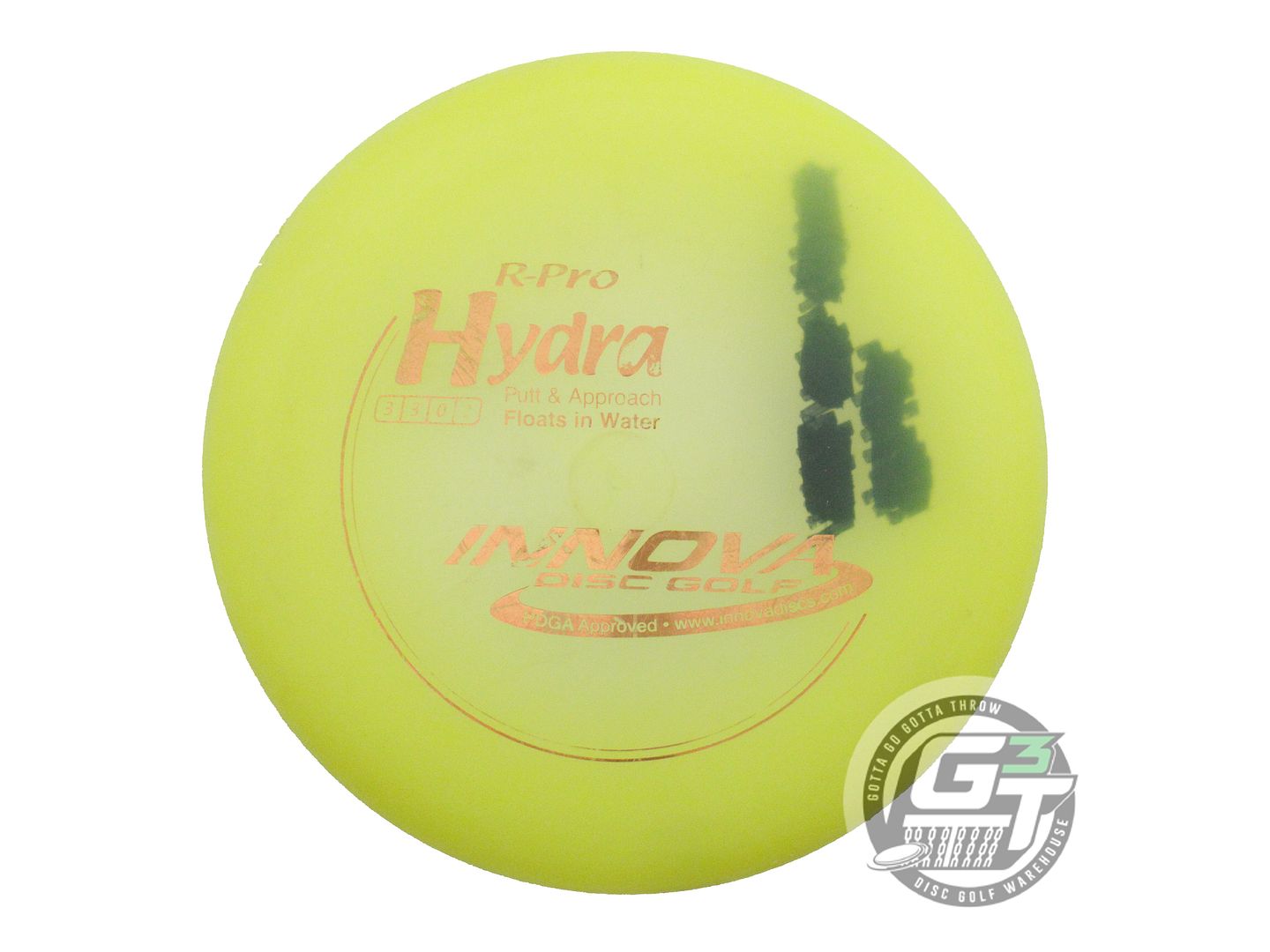 USED Innova R-Pro Hydra 173g Yellow Gold Foil Putter Golf Disc