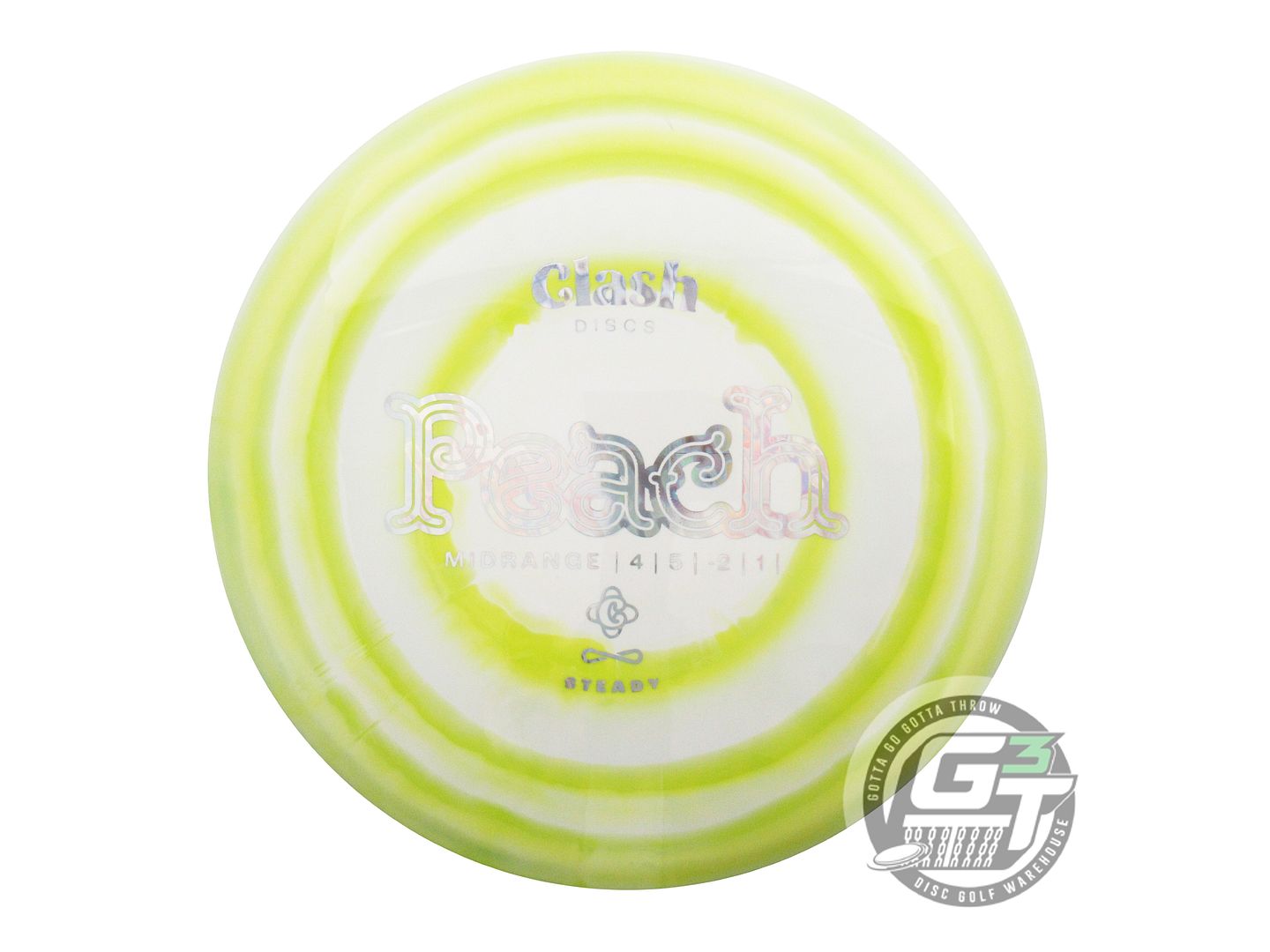 Clash Steady Ring Peach Midrange Golf Disc (Individually Listed)